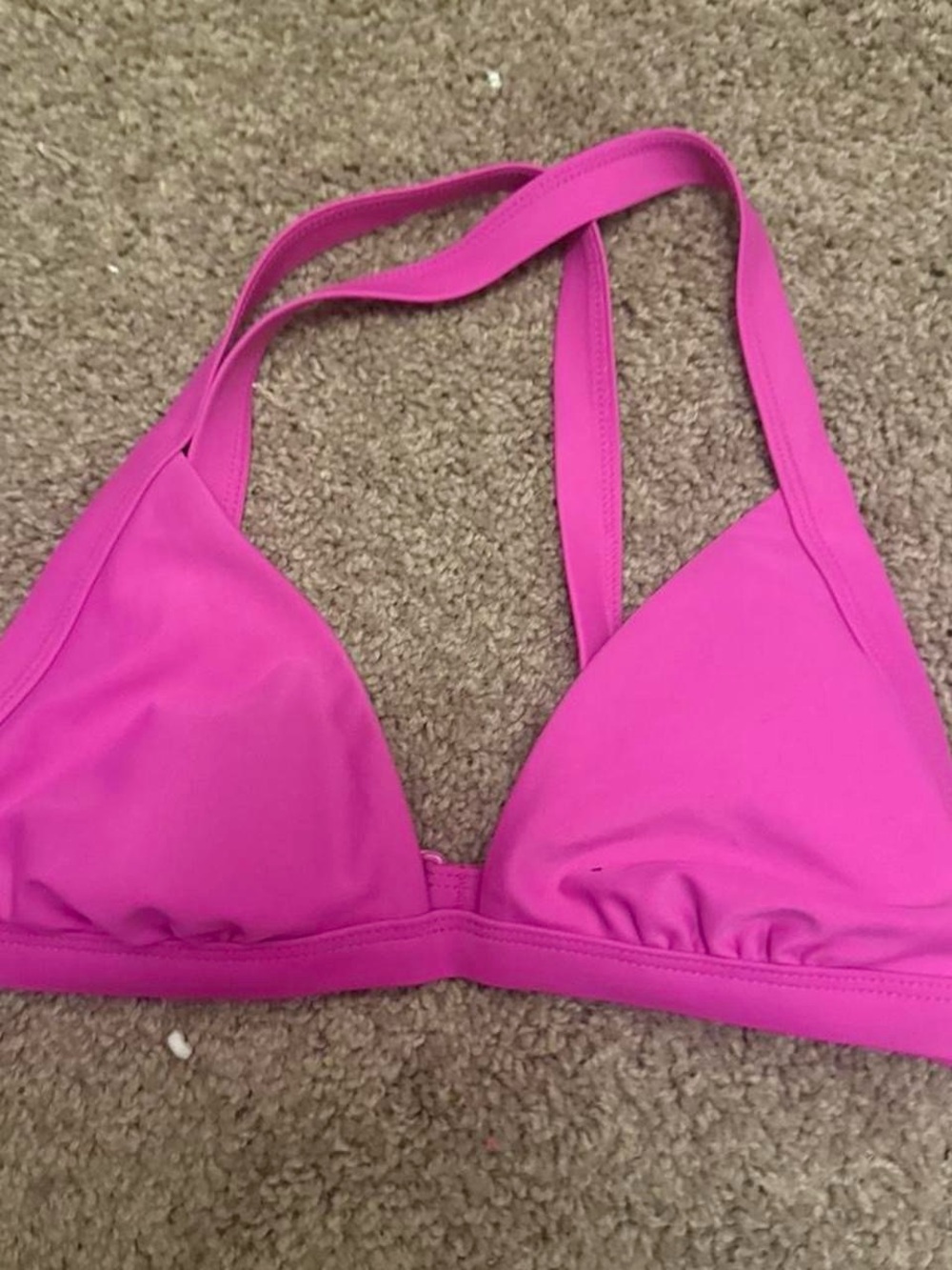Target Hot Pink Triangle Bikini Top